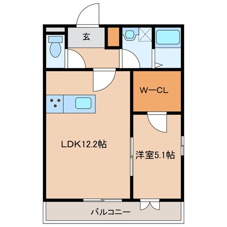 アザレア伊万里Ⅲの物件間取画像